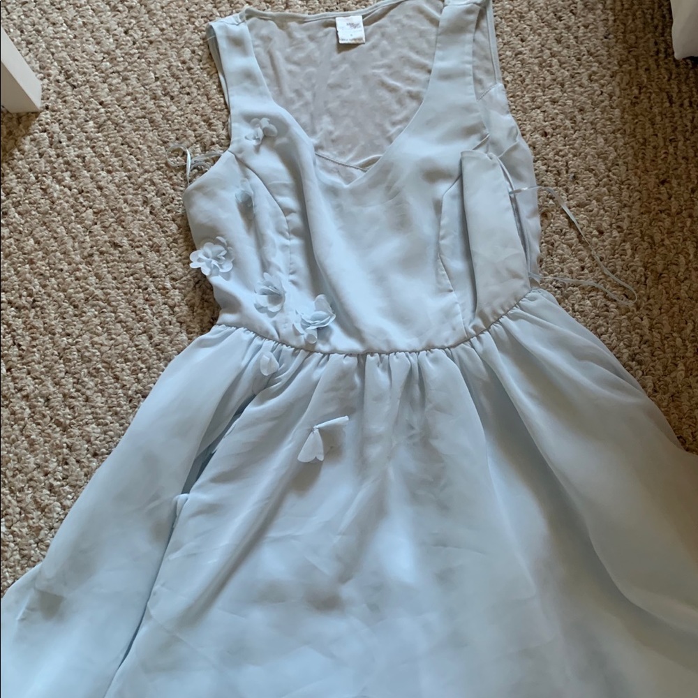 Blue dress
